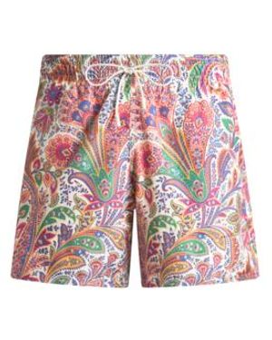 Etro Floral Paisley Swim Shorts - Pink
