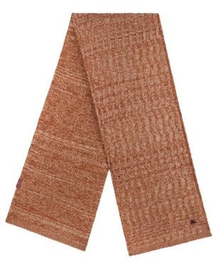 Etro Cable-Knit Cashmere Scarf - Brown
