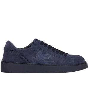 Etro Suede Trainers - Blue