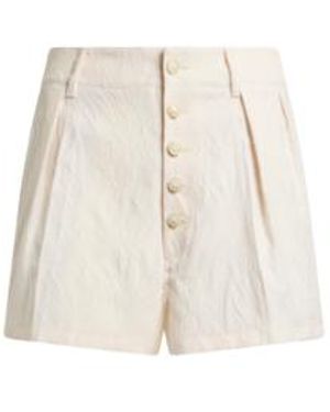 Etro Shorts Jacquard - Bianco