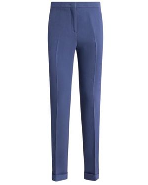 Etro Cady Cigarette Trousers - Blue