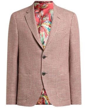 Etro Single-Breasted Jacket - Pink