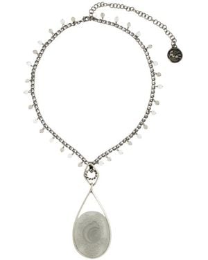 Etro Necklace With Cameo Pendant - White