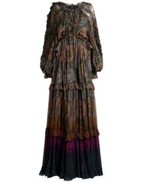 Etro Abito Lungo - Verde