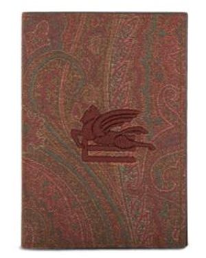 Etro Arnica Passport Holder With Pegaso - Brown