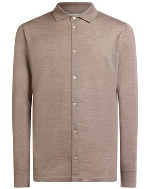 Etro Cardigan Aus Kaschmir Und Seide Mit Stickerei, Herren, Größe - Braun