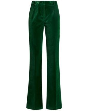 Etro Cotton Velvet Pants - Green
