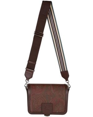 Etro Borsa A Tracolla Piccola Essential, Uomo - Marrone