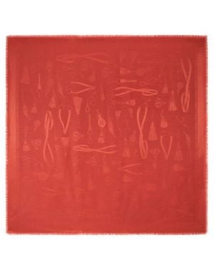 Etro Scialle Jacquard - Rosso