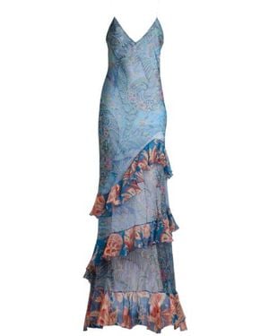 Etro Long Dress - Blue