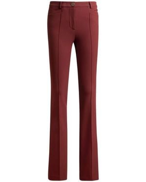 Etro Fit-And-Flare Trousers - Red