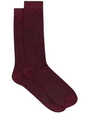 Etro Calze Ramage Jacquard, Uomo, Taglia - Viola