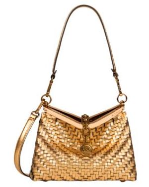 Etro Small Metallic Vela Bag