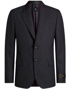 Etro Single-Breasted Jacket - Blue