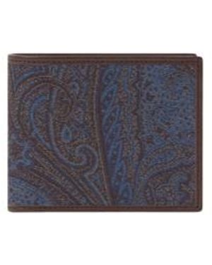 Etro Essential Jacquard Wallet - White