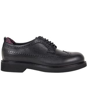 Etro Leather Derbies - Black