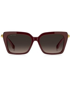 Etro Drop Sunglasses - Brown