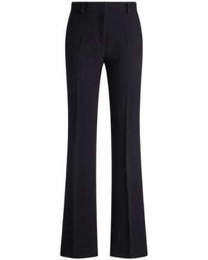 Etro Tailored Bootcut Wool Pants - Black