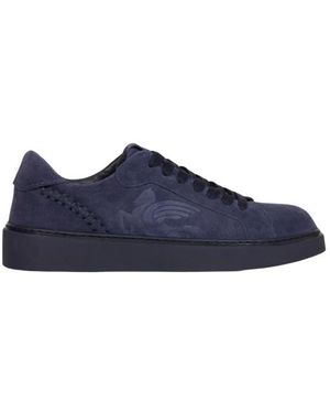 Etro Sneakers Aus Veloursleder, Herren, Größe - Blau