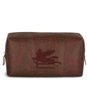 Etro Large Arnica Love Trotter Nécessaire - Brown
