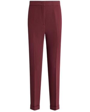 Etro Cady Cigarette Trousers - Red