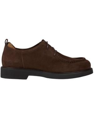 Etro Suede Lace-Up Shoes - Brown