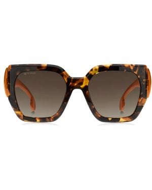Etro Paisley Sunglasses - Brown