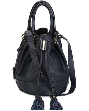 See By Chloé Vicki Leather Bucket Bag - Blue