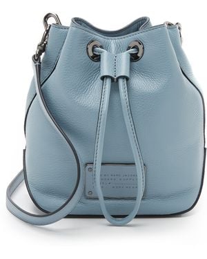 Marc By Marc Jacobs Too Hot To Handle Small Bucket Bag - Ice Blue
