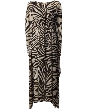 MICHAEL Michael Kors Zebra Kaftan - Brown