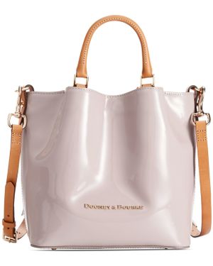 Dooney & Bourke City Patent Leather Small Barlow Tote - Multicolor