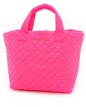MZ Wallace Small Metro Tote - Neon Pink