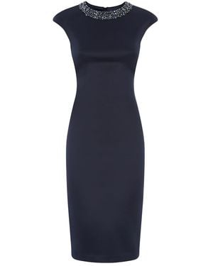 Ted Baker Elenna Embellished Midi Dress - Blue