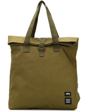 Stussy Canvas Tote Bag - Green