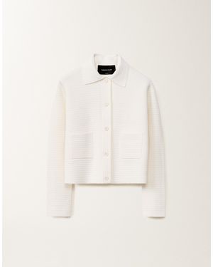 Fabiana Filippi Wool And Cotton Jacket, Raffia - Natural