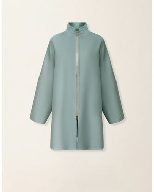 Fabiana Filippi Double Wool Caban - Blue