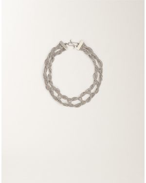 Fabiana Filippi Collana Crochet - Neutro