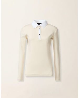 Fabiana Filippi Ribbed Cotton Jersey Long-Sleeved T-Shirt - Natural