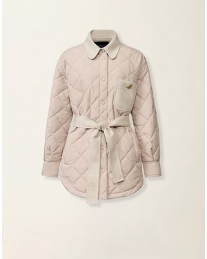 Fabiana Filippi Quilted Nylon Shirt Jacket - Natural