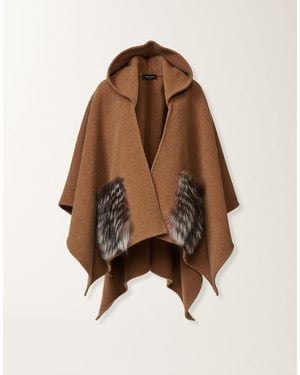 Fabiana Filippi Scarves & Stoles - Brown