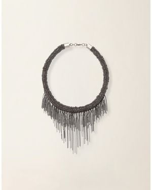 Fabiana Filippi Filo Diamante Choker Necklace - Natural