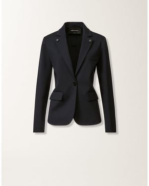 Fabiana Filippi Jersey Jacket, Midnight - Black