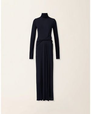 Fabiana Filippi Long Jersey Dress - Blue