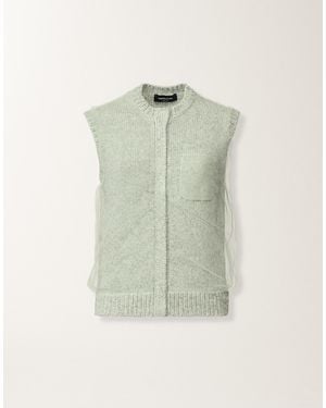 Fabiana Filippi Cropped Vest - Green
