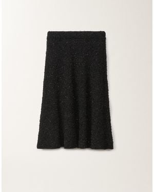 Fabiana Filippi Tweed-Effect Mini Skirt - Black