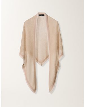Fabiana Filippi Mohair Scarf With Sequins - Natural