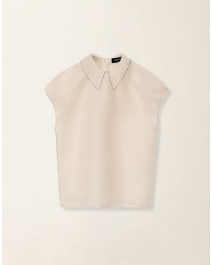 Fabiana Filippi Organza Top - Natural