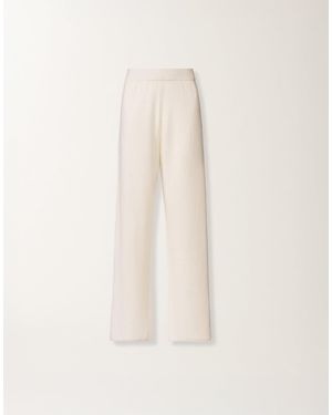 Fabiana Filippi Cotton And Linen Trousers With Sequins - Natural