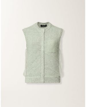 Fabiana Filippi Cropped Vest - Green