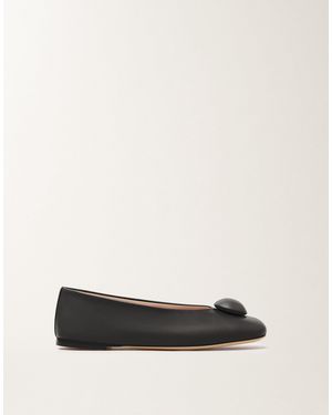 Fabiana Filippi Ballerina Aus Nappa - Weiß